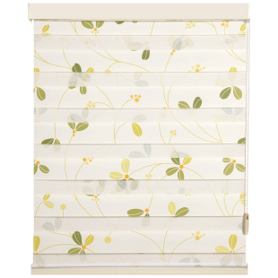 美尔耐儿童房柔纱帘印花卷帘窗帘遮光升降客厅卧室百叶免打孔定制