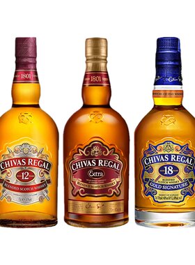 Chivas芝华士12年15年18年新境苏格兰威士忌英国进口洋酒调酒基酒