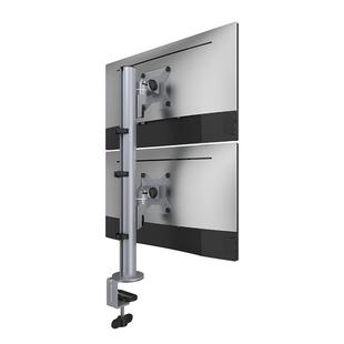 百视双屏显示器支架伸缩臂桌面台式底座萤幕支架适配17-32英寸