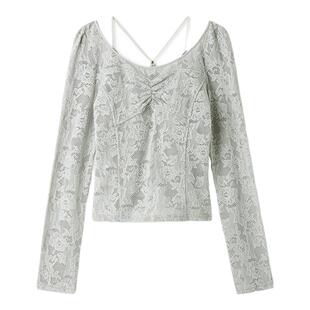 SNIDEL春夏款Chacott联名蕾丝吊带针织衫两件套SWCT251001