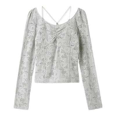 SNIDEL春夏款Chacott联名蕾丝吊带针织衫两件套SWCT251001