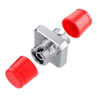 海乐单工光纤耦合器对接头fc-fc光钎接头1个装单模多模通用法兰盘光纤跳线适配器连接器SC电信级转接器