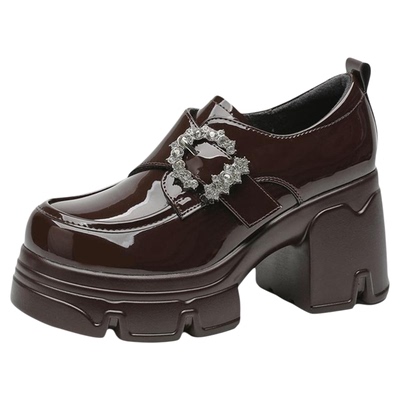 星期六松糕厚底乐福鞋冬2025新款