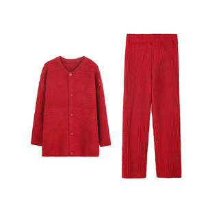 【蜜蜂欢乐社】安之伴半边绒情侣睡衣秋冬季加厚珊瑚绒男女家居服