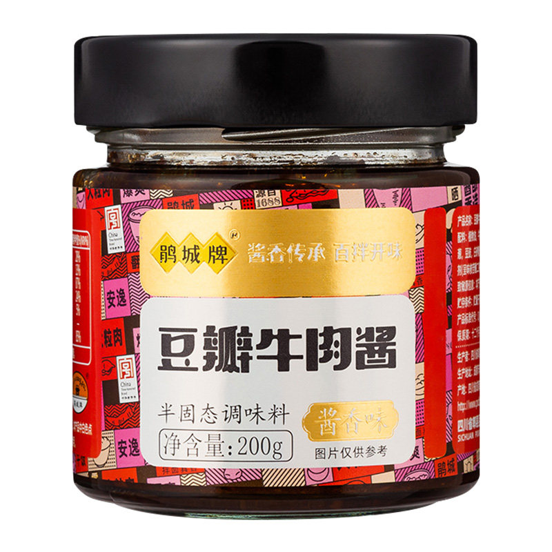 鹃城牛肉辣酱200g瓶装辣椒酱