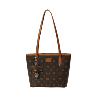 南风Chio2nd 面包小狗 梅洛序曲托特包包女士复古可爱印花单肩包