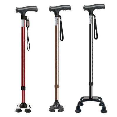 元气地带老人拐杖四脚稳固防滑