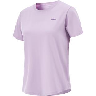 李宁冰丝T恤女士春夏官方新款健身跑步上衣女速干短袖透气运动服