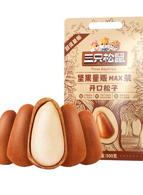三只松鼠量贩东北松子500g