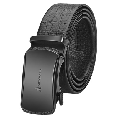 稻草人男士真皮自动扣腰带