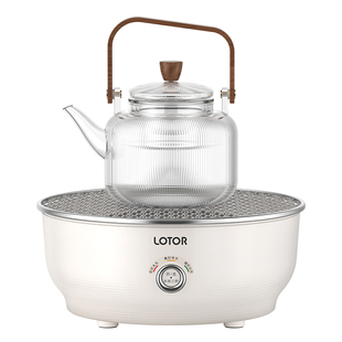 lotor围炉煮茶电炉器具套装冬天家用室内插电玻璃煮茶壶2024新款
