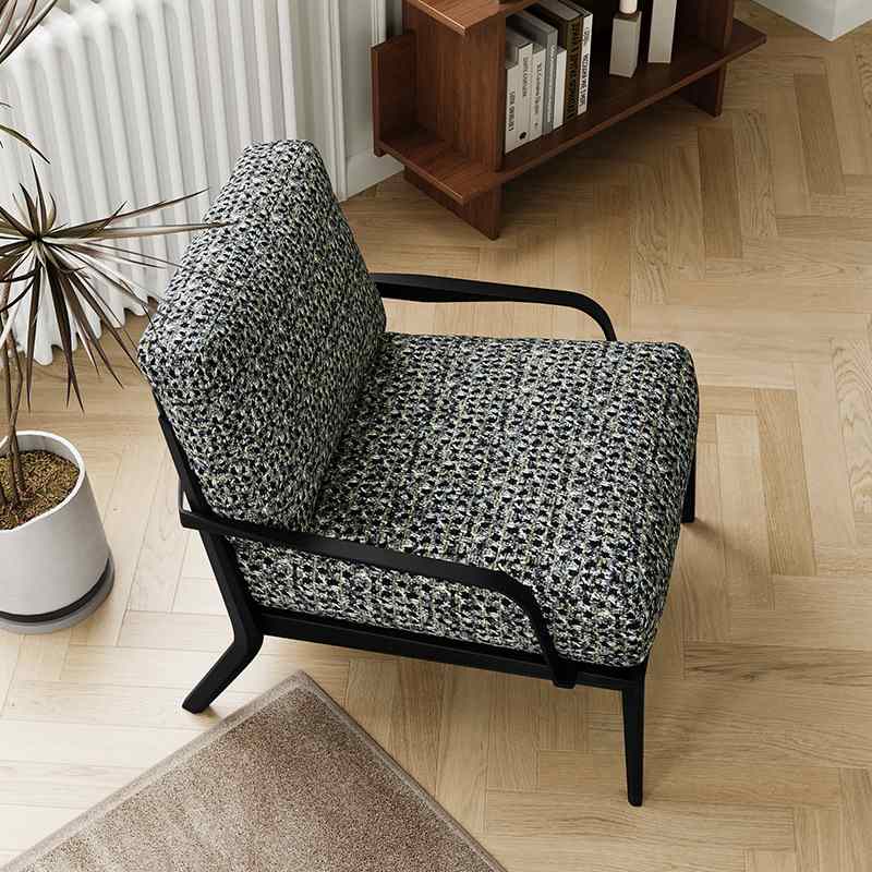 北欧意式单人沙发椅轻沙发椅子奢客厅休闲椅阳台休闲椅椅单人简约