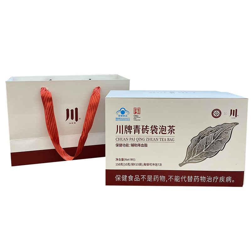 川字牌青砖茶赵李桥袋泡茶150g(10gX15袋)湖北赤壁特产黑茶茶叶