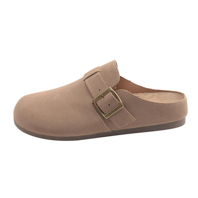 超火法式包头拖鞋女秋冬季穆勒鞋