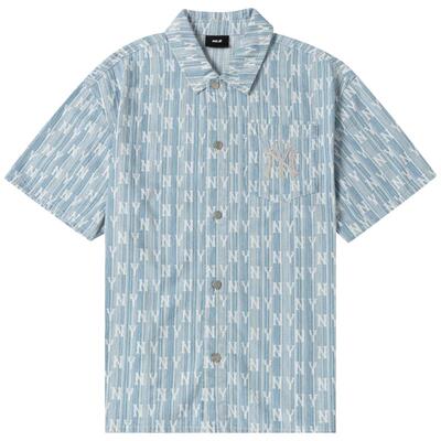 MLB衬衫男女同款老花短袖T恤