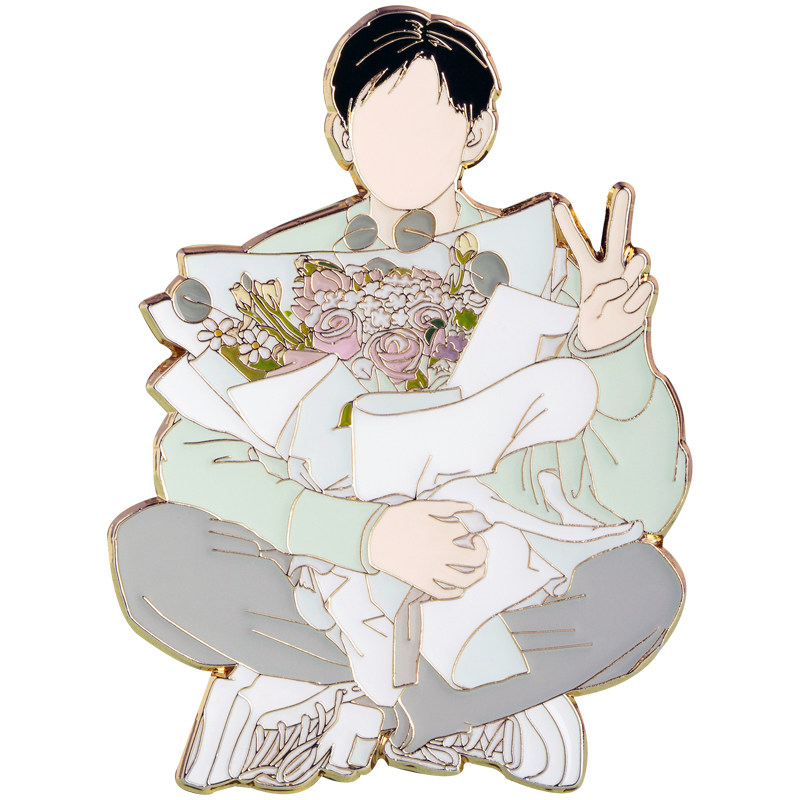 王源21岁生日徽章生日礼物饰品