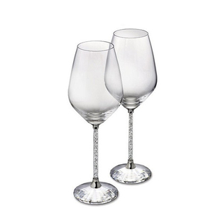 水晶玻璃红酒杯高脚杯醒酒器套装家用创意欧式2个葡萄酒杯一对装