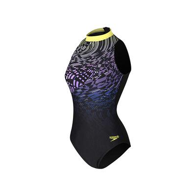 Speedo/速比涛全包设计连体泳衣