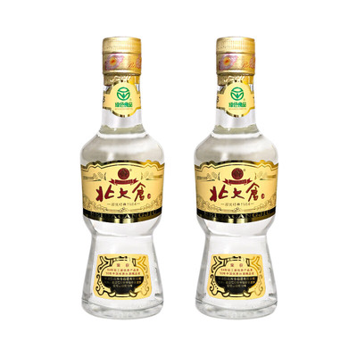 北大仓50度小部优经典1984大曲酱香型白酒200ml2瓶装纯粮聚餐酒水