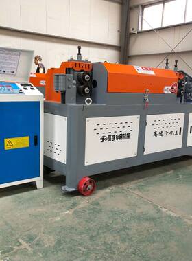 山东千吨王数控钢筋调直机 GT4-14建筑钢筋调直切断机工作视频