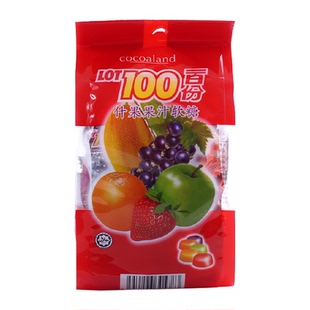马来西亚进口一百份什果果汁软糖越嚼越有劲（小包）