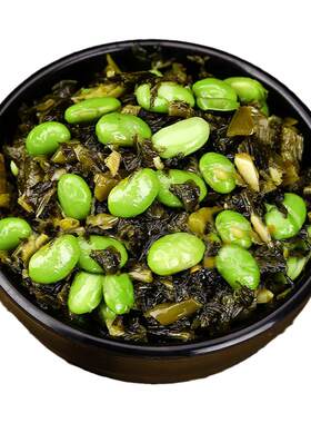 宁波特产阿婆菜毛豆雪菜下饭菜