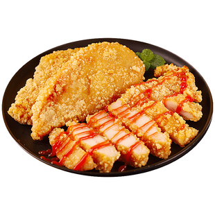 皇家小虎卡兹脆鸡排半成品冷冻包邮空气炸锅食材汉堡炸鸡米花商用