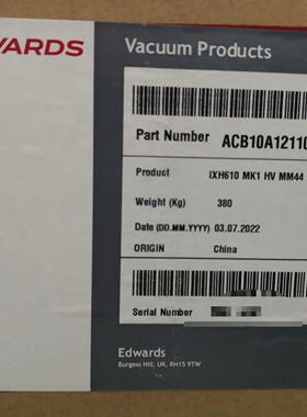 【请询价】全新爱德华真空泵，IXH610 MK1 PN:ACB10A1