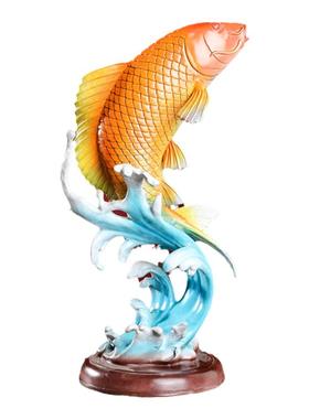 铜一家《好运锦鲤》全铜如鱼得水家居摆件客厅玄关办公室公司开业