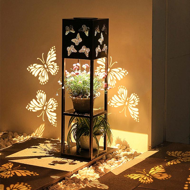 太阳能花架灯户外庭院氛围灯花园别墅阳台装饰摆件灯室外防水地灯