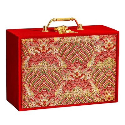 彩礼钱盒子礼金箱订婚彩礼现金