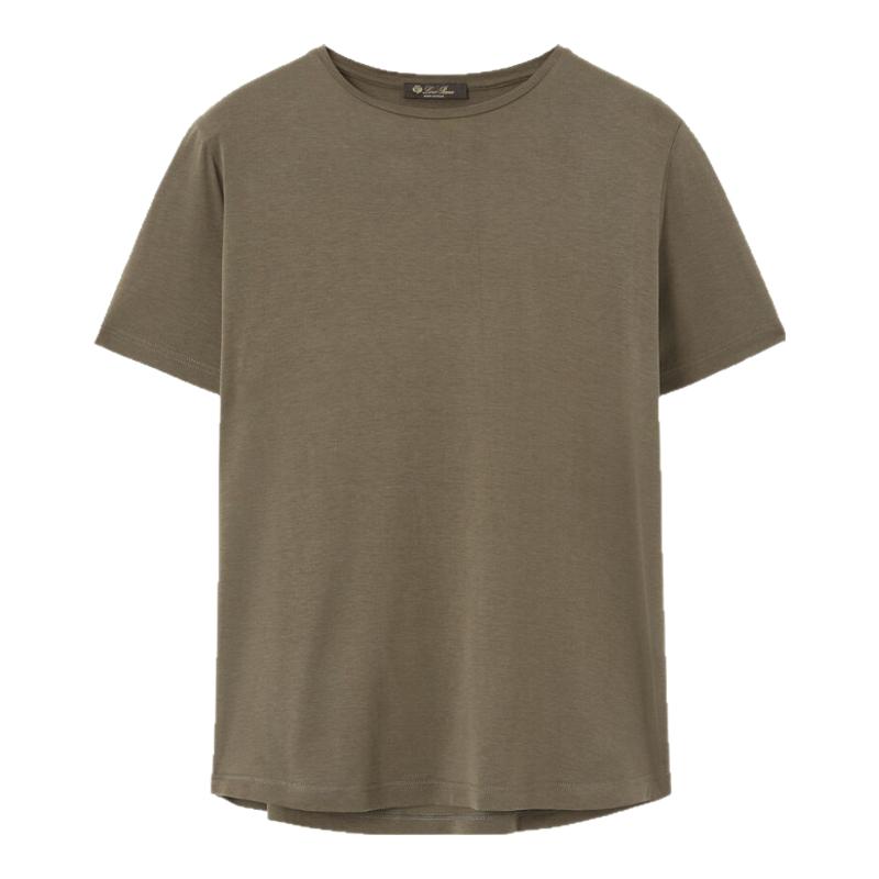 LoroPiana/诺悠翩雅男士T恤丝绸棉质基本款短袖运动风格新款