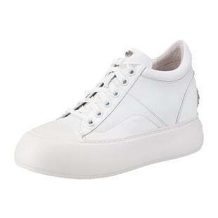 【明星同款】iiJin艾今经典8.5cm超轻厚底内增高小白鞋女YF265WTC