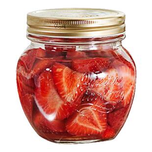 意大利进口bormioli密封罐玻璃瓶储物罐果酱瓶柠檬蜂蜜瓶子奶粉罐