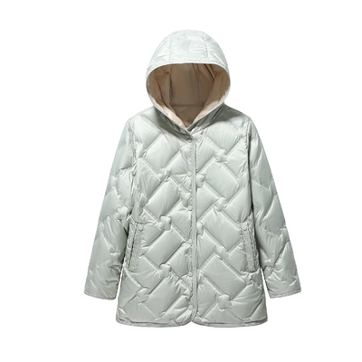 2025新款轻薄中长款羽绒服