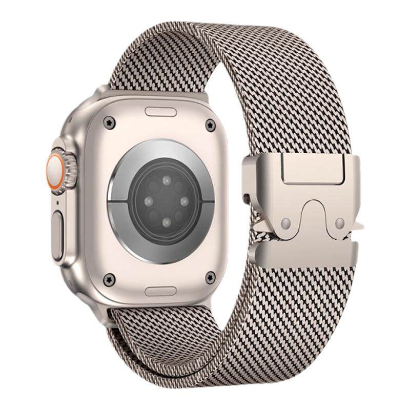 适用iWatch新款米兰尼斯伞扣表带