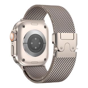 【2024官网同款】适用applewatchS11新米兰尼斯伞扣表带苹果手表s10/9钛金属色喷漆iWatch8/7/6/5 ultra2表带