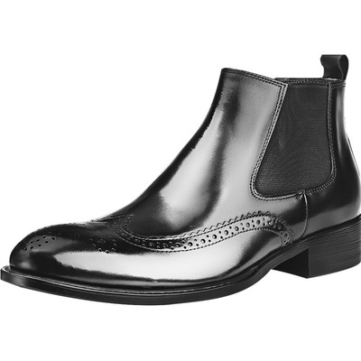 VQGT英伦布洛克雕花皮靴马丁