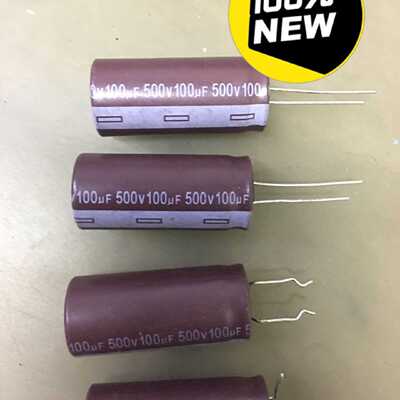 议价500v100uf艾华电解电容   实物图 新货 体