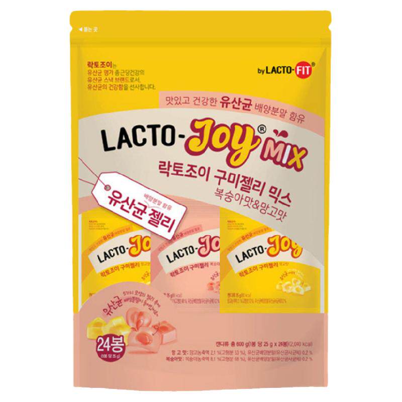韩国直邮lacto钟根堂益生菌joy果冻软糖芒果水蜜桃两种口味24小包