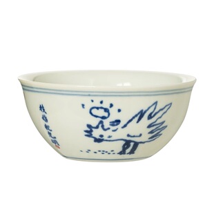 神鸟凤凰图茶杯创意陶瓷茶杯个人专用中式主人杯家用品茗喝茶杯子