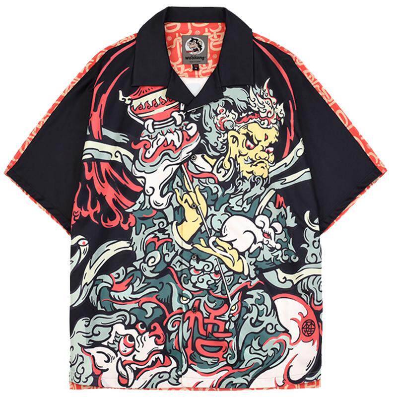 wookong悟空新品天王短袖衬衫