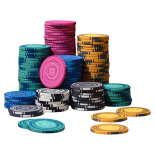 【POKERABOVE】德州扑克高档陶瓷筹码无面值高端筹码币(扑克花)