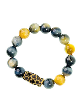 复古潮流天然猫眼虎眼石手串手饰