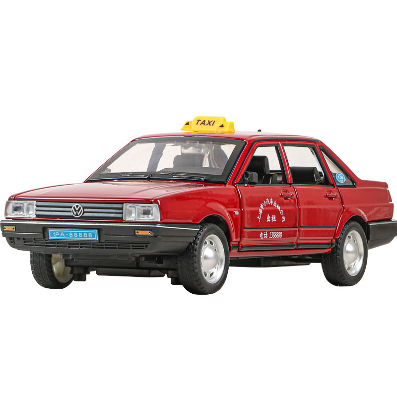 124大号桑塔纳出租车玩具车