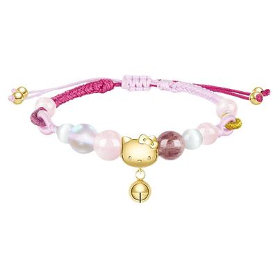 Tidecolor凯蒂猫草莓晶编织手链