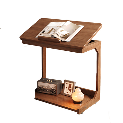【天猫精品】实木床边置物架
