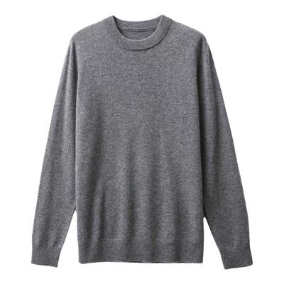 山羊绒无缝一体松软亲肤男针织衫