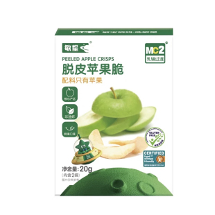 敏星脱皮苹果脆片鲜果非油炸本丁儿童健康水果营养小零食不加砂糖