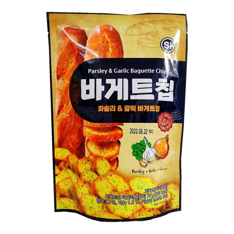 蒜香面包干韩国休闲零食进口食品